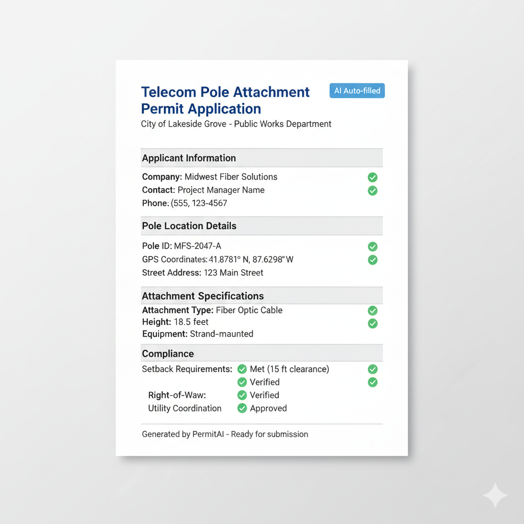 After: AI-generated application